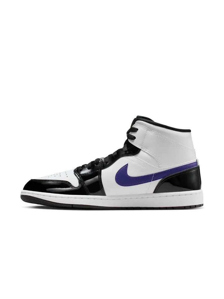 Jordan Jordan 1 Mid SE Mismatch Swoosh view 2